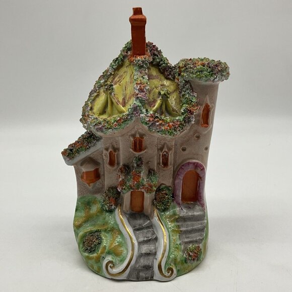 Antique 19th Century Staffordshire Flatback Spill Vase Made in England Collectib - Picture 8 of 16